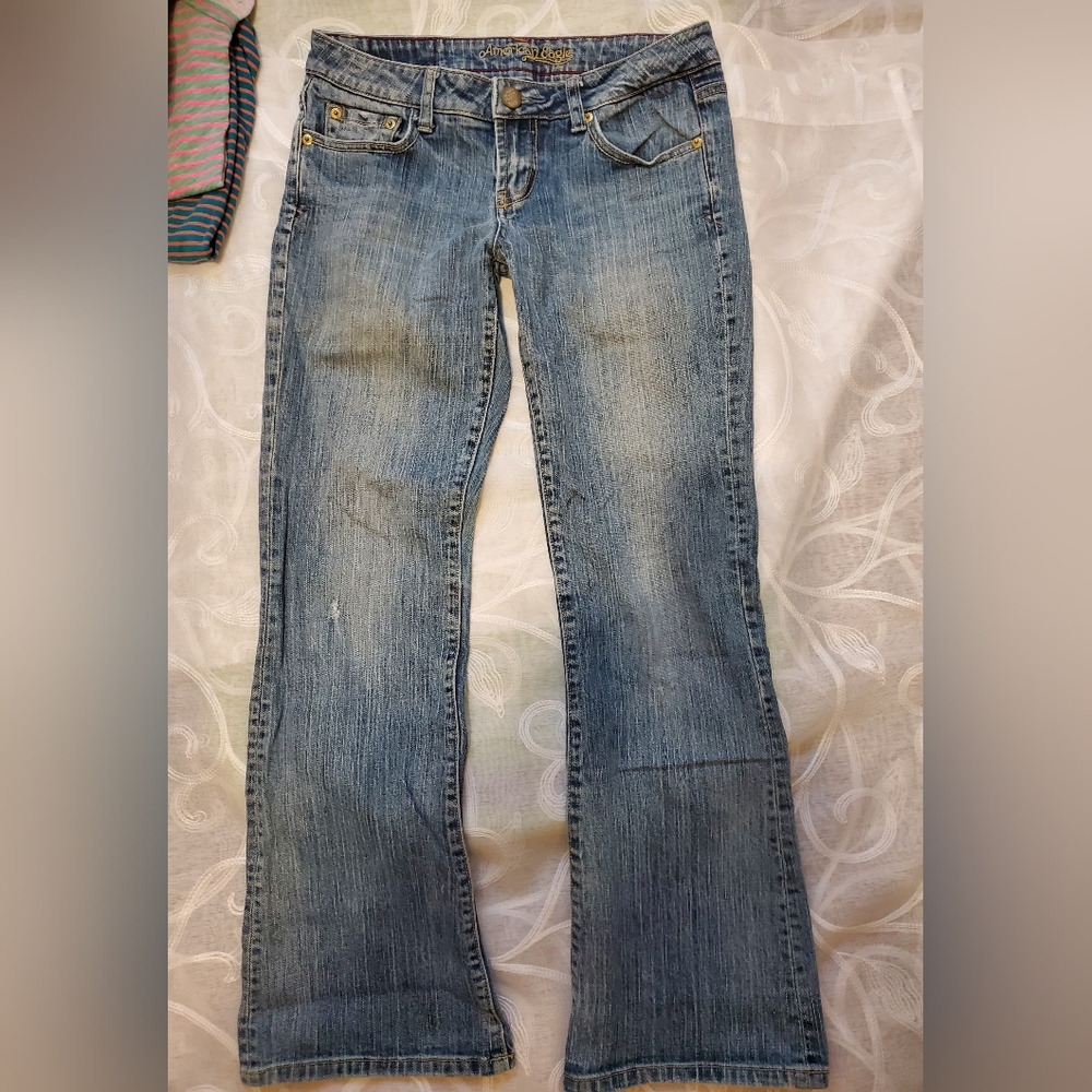 Vintage American Eagle Hipster Jeans.   Size 4 Short.